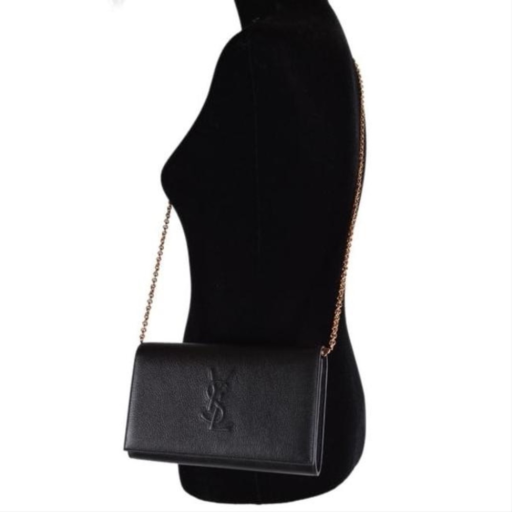 SAINT LAURENT❤️NEW❤️Belle de Jour wallet on chain - Picture 7 of 14